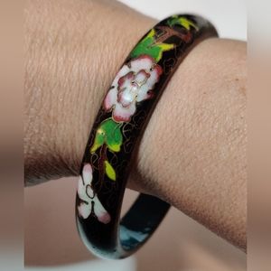 Vintage Cloisonne Bangle bracelet
